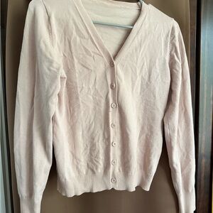 Source Unknown Light Pink Cardigan Sweater